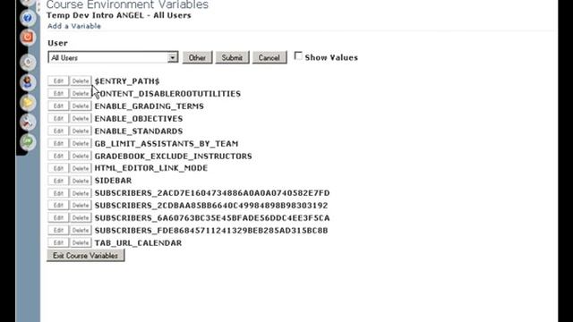 Delete Everything from an ANGEL course shell смотреть онлайн