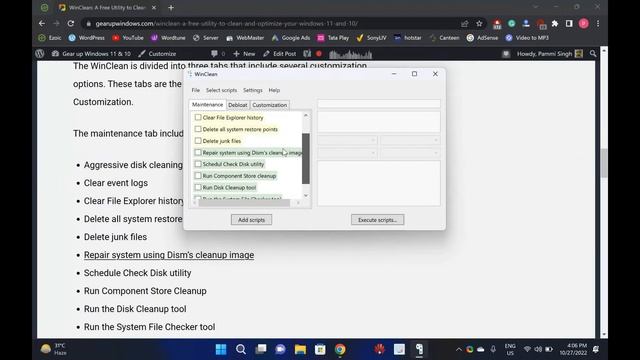 Download WinClean : A Free Utility to Clean and Optimize your Windows 11 and 10 смотреть онлайн