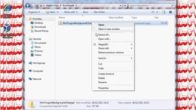 Windows 7 Logon Screen Change Tutorial смотреть онлайн