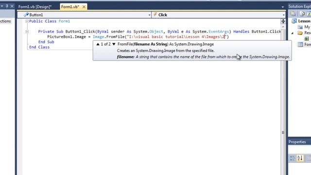 Visual Basic Beginners Lesson4 - Working With Picture Box (Crazy Tutorial) смотреть онлайн