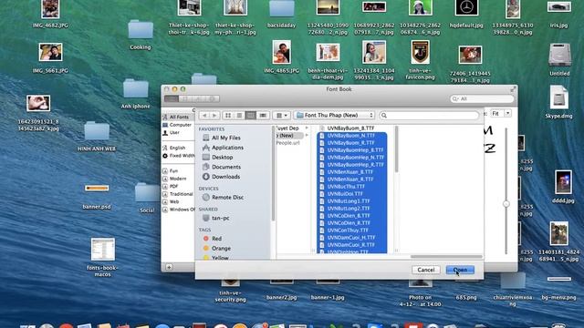 Hướng dẫn cài Fonts chữ cho MacOS смотреть онлайн