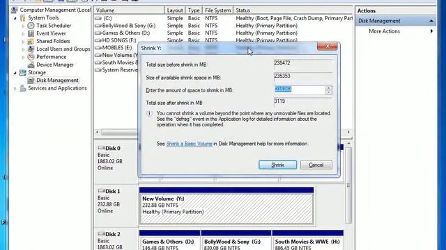 How To Partition, Combined, Shrink, Extend Hard Drive Windows 7,8,10 Friend4u смотреть онлайн