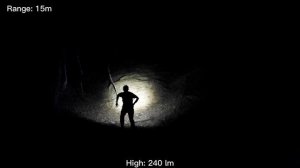 Nitecore HA11 Ultra Lightweight Dual Beam AA Headlamp, 240 lumens, 90 meters throw