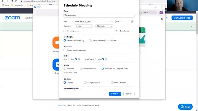 Downloading and Logging in to the Zoom Windows Client смотреть онлайн