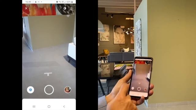 View augmented reality art without an App - on an Android phone смотреть онлайн