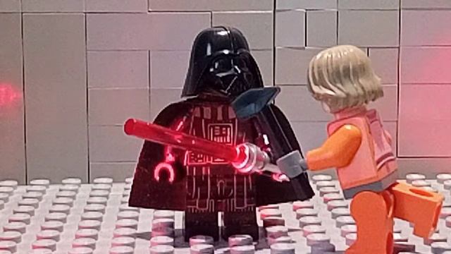 Darth Vader vs Luke Skywalker with a hammer | Lego star wars stopmotion смотреть онлайн