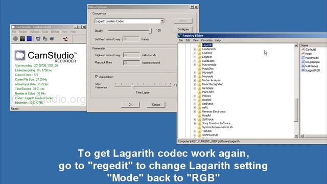 Lagarith Lossless Video Codec Stopped Working ?