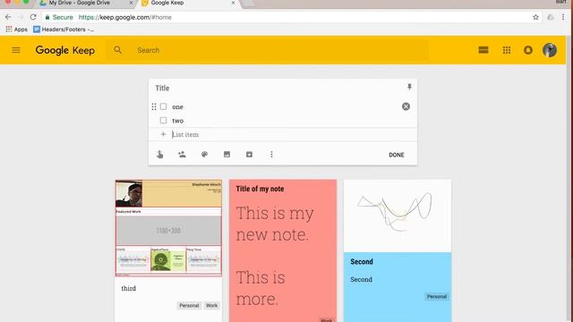 Google Keep смотреть онлайн