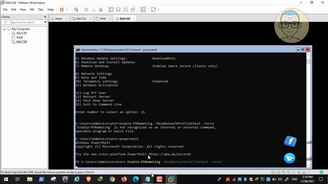 7-Create VM&Install Windows Server 2019 Datacenter Core&Configure &Prepare to be Additional DC смотреть онлайн