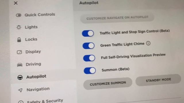 How to use the Tesla Full Self driving menu смотреть онлайн