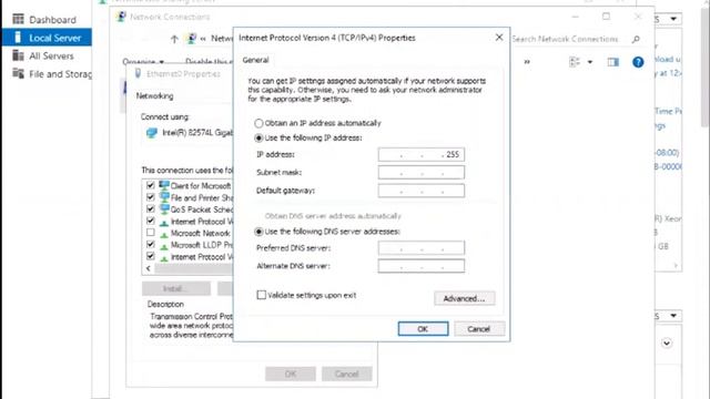 Setting Hostname and IP Address on Server смотреть онлайн
