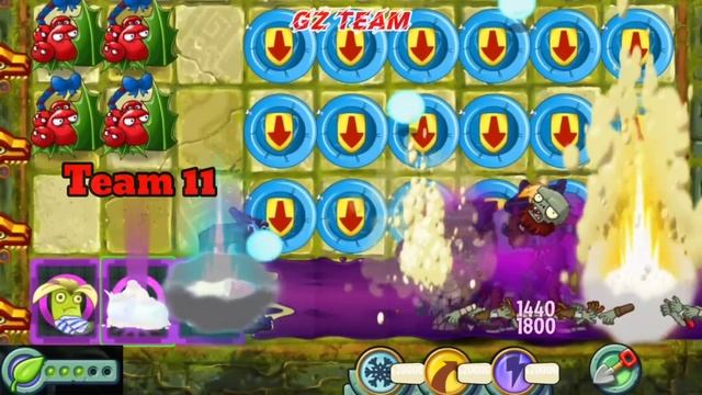PvZ 2 Random Team Plants Vs 99 PyramidHead Zombie - Which Team Plant Will Win? смотреть онлайн