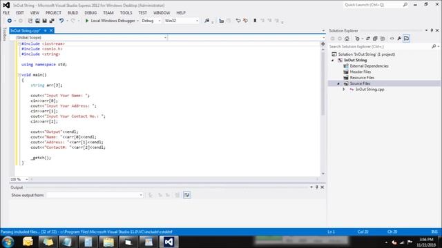 How to input data using Visual c++? смотреть онлайн