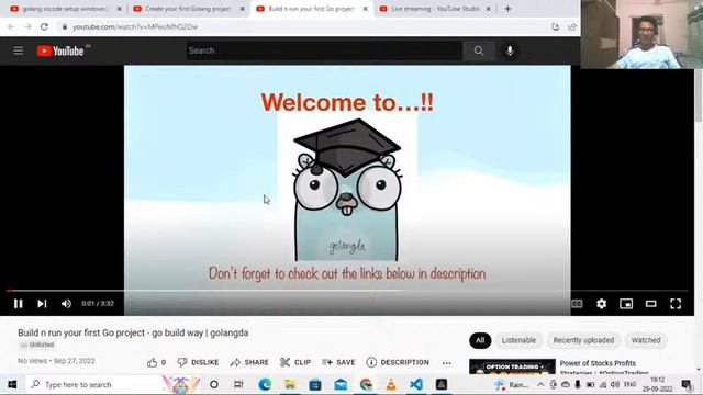 Create your First Golang Project - Like a Pro | Live Tutorial смотреть онлайн