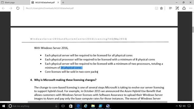 00005 Windows Server 2016 SKU s смотреть онлайн