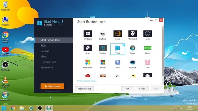 How to add windows 8 start menu icon back! смотреть онлайн