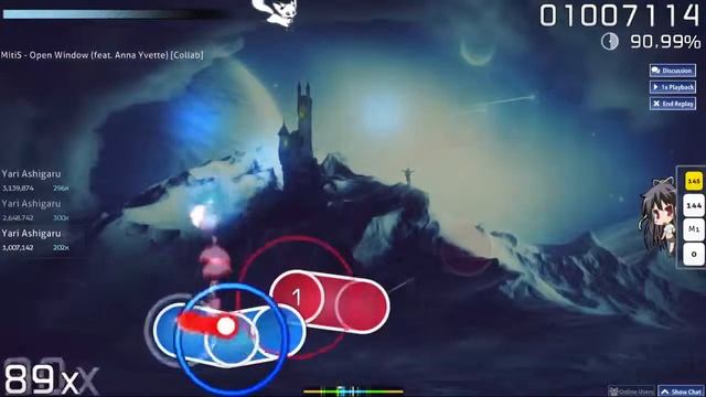 Osu! Mitis Open Window Feat Anna Yvette [92,66%] Collab difficulty смотреть онлайн