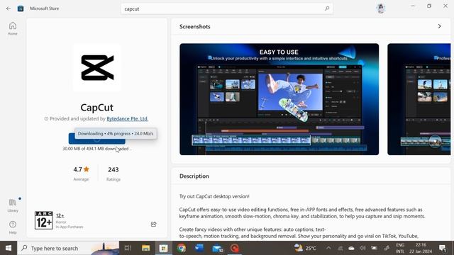 How to download and Install CapCut on windows PC/Laptop 2024 смотреть онлайн