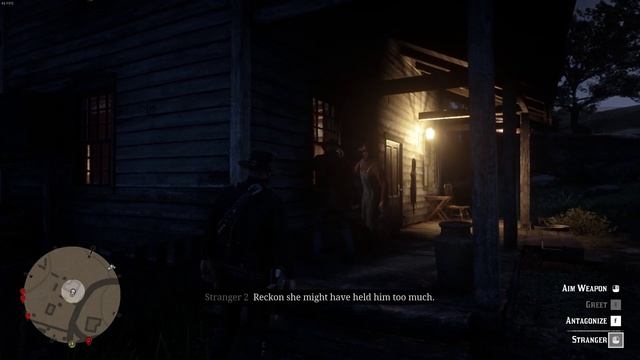 Arthur peeks into the window in Valentine - Red Dead Redemption 2 смотреть онлайн