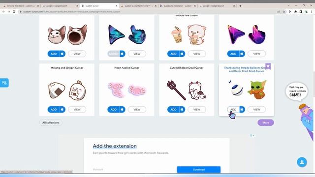 how to change cursor in google chrome | custom cursor chrome смотреть онлайн