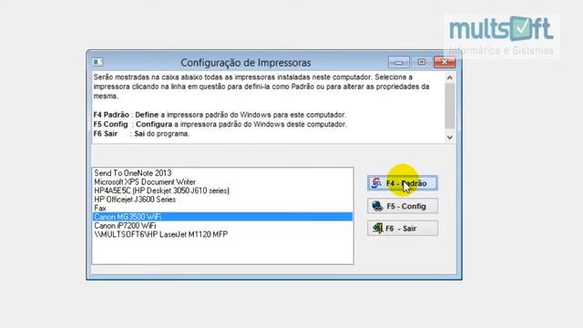 Configuração de Impressora Padrao смотреть онлайн