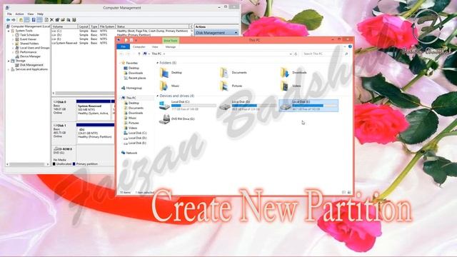 Modify Partitions without Windows re-installation or using any extra software смотреть онлайн