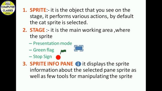 Introduction and Component of Scratch | Topic 1,2 | Learn To Code Scratch | All Computer Classes смотреть онлайн