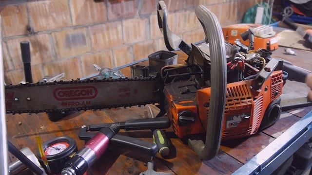 @RP Garażowo. Pilarka Oleo Mac 947. Przegląd. Diagnostyka I 12 Bar Kompresji. Gdzie Jest Problem.