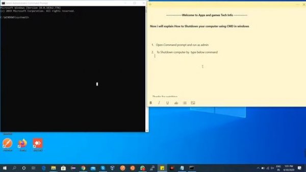How to Shutdown your computer using CMD in windows