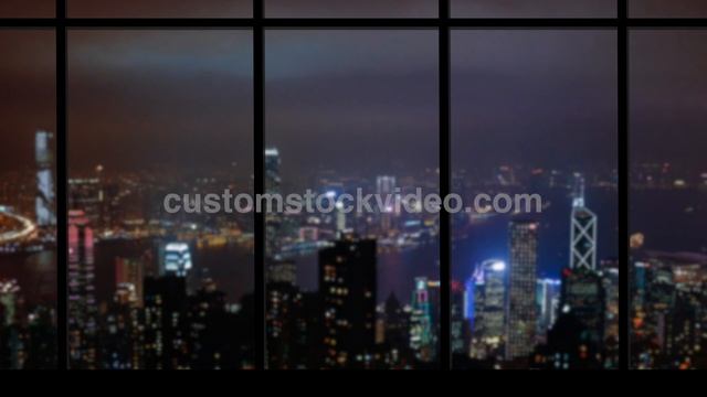 City view window background for Green Screen Sock Footage смотреть онлайн