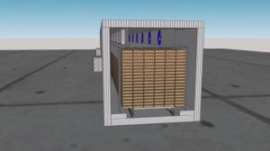 Проект сушильной камеры на базе 40-футового контейнера.