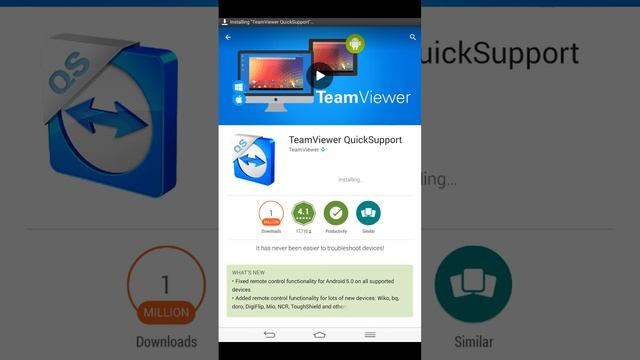 Team Viewer install on Android Tablet смотреть онлайн