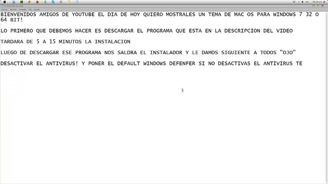Tema Mac Os para Windows 7 смотреть онлайн