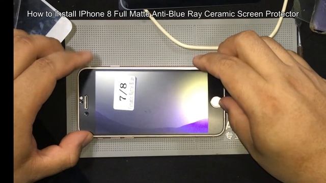 How to Install | IPhone 8 | Full Size | Matte | Anti-Blue Ray | Ceramic Screen Protector смотреть онлайн