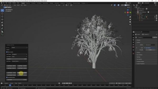 Blender Tree Generator | Free Addon Sapling Tree Gen