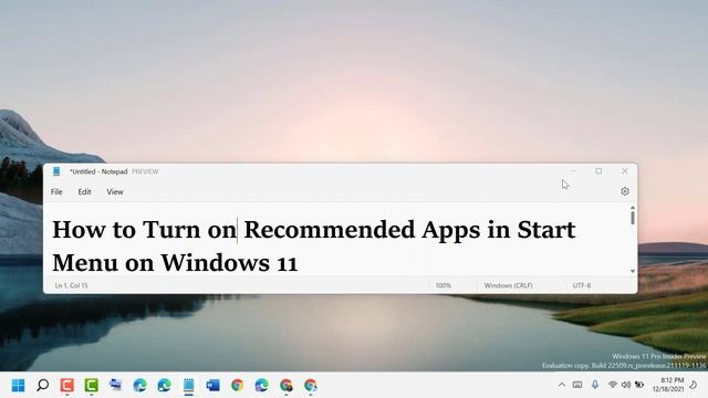 How to Turn on Recommended Apps in Start Menu on Windows 113b63ac autosave смотреть онлайн