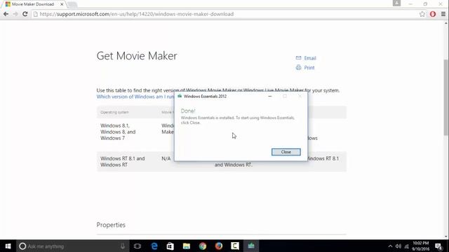 Install Windows Movie Maker on Windows 10 |Link in Description| смотреть онлайн