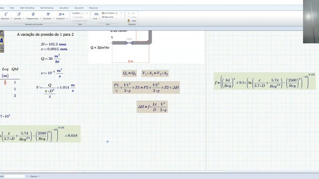 Perda de Carga com Mathcad смотреть онлайн