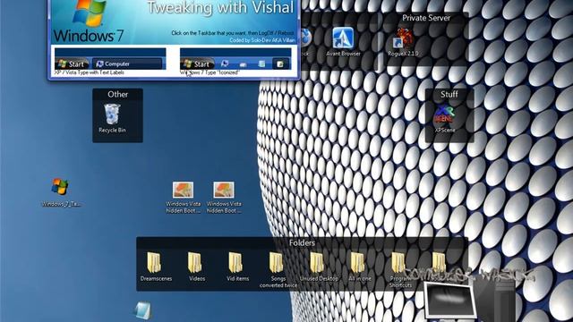 How to get Iconized Taskbar Buttons without tweaking the registry XP & Vista смотреть онлайн