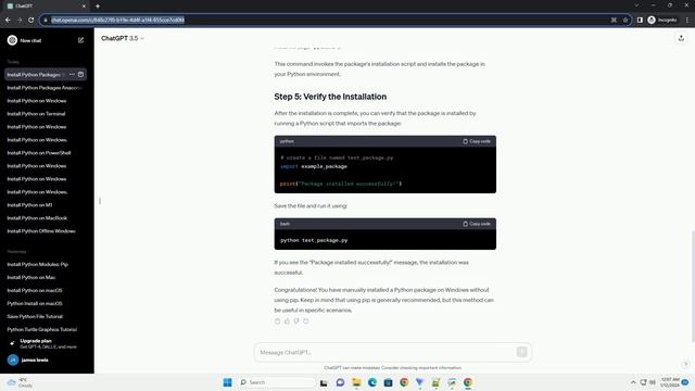 install python package without pip windows смотреть онлайн