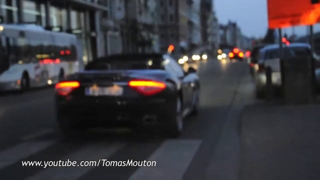 One off Maserati GranCabrio Sport "MC Stradale" - Revs and accelerations!! смотреть онлайн