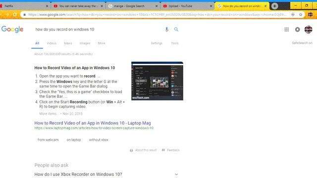 how do you record on windows 10 Google Search Google Chrome 1 12 2019 7 02 39 PM смотреть онлайн