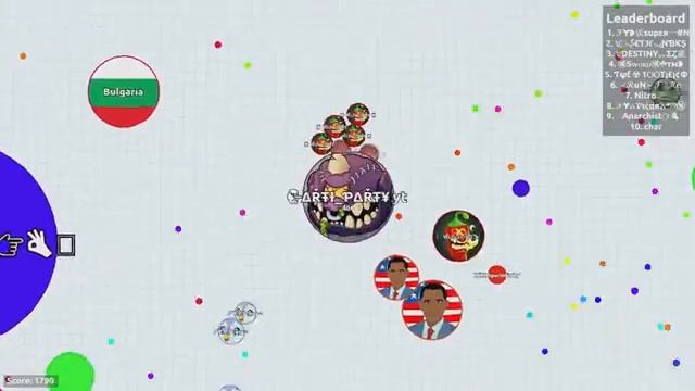 //agar.io gameplay whit windows// Double bait?! смотреть онлайн