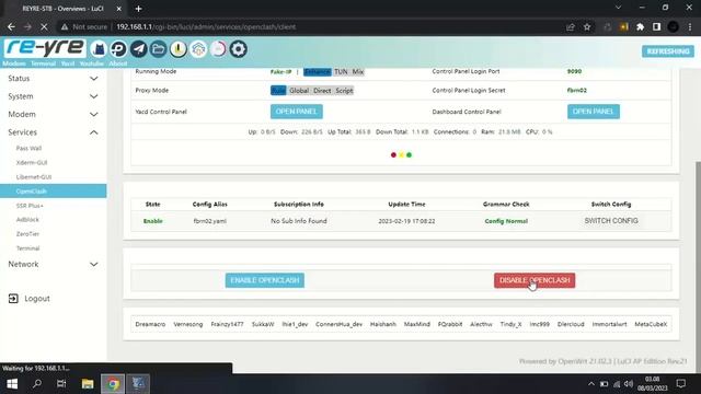[Update] Config OC,CFA,CFM Rev.5.1 Pisah traffic смотреть онлайн