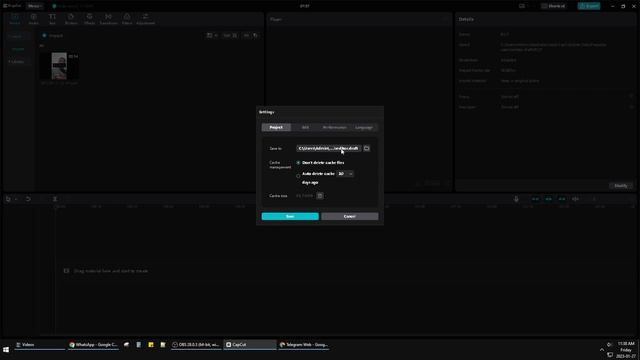 How to Change Project's Folder in CapCut PC смотреть онлайн