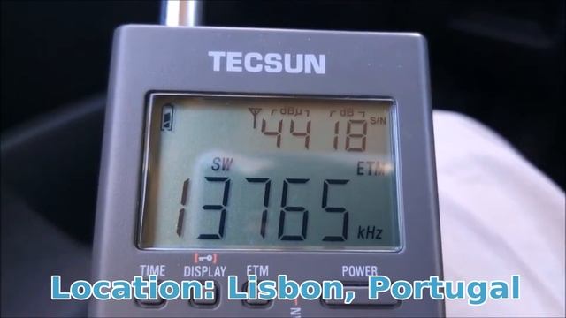 Radio Farda 13765 KHz - Tecsun PL-365 смотреть онлайн