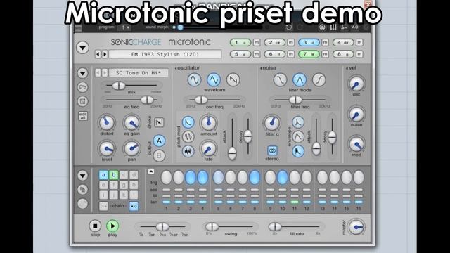 Microtonic preset sounds demo смотреть онлайн