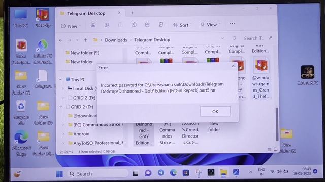 Pc Fix Encrypted File Problem in WinRAR Windows 11,10,8,7 смотреть онлайн