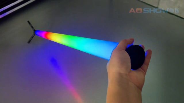 Wireless Battery-Powered 360 Pixel Tube 1.5(1.8)M D50 SPI RGBWA 36Pixels 216LEDs IP66 无线充电电池360像素灯管 смотреть онлайн