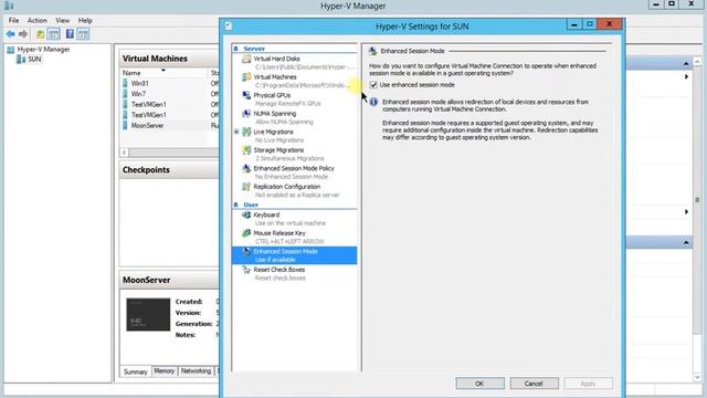 70-410 Enable enchanced session mode Windows Server 2012 R2 смотреть онлайн